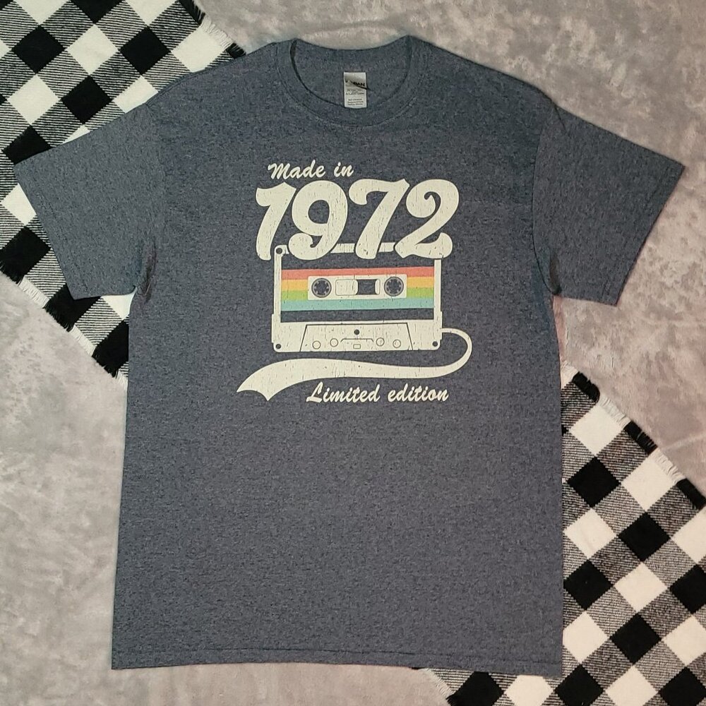 M | Gildan | "Made in 1972" Limited Edition Music Shirt